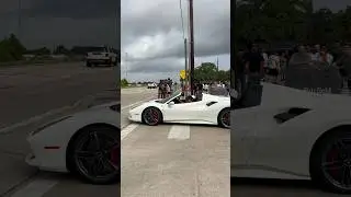 Ferrari 488 spider sends it#ferrari #ferrari488spider #texas #houston #sends #sendit #clean #viral