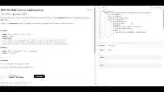 Shortest Common Supersequence  - DP - Leetcode 1092 | Interview | Leetcode | DP