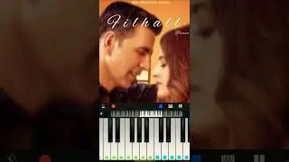 Filhall intro music on Piano 😍  #instrumental #mobilepiano