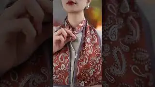 Silk Scarf Styling: A Quick and Easy Way to Tie It #fashion #fashiontips