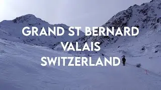 Skinning to the Grand St Bernard Pass / Switzerland