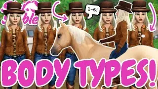 *ALL* 6 BODY TYPES WITH HORSE ANIMATIONS *Star Stable Beta Testing*