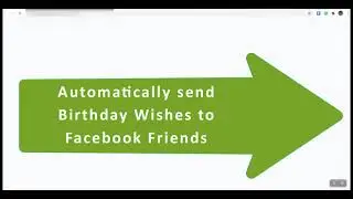 Send Birthday Wishes to Facebook Friends Automatically