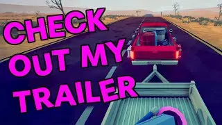 Under The Sand - No Truck, But A Trailer!