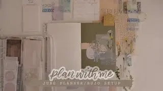 343 PLAN WITH ME; June title page on my planner/bullet journal