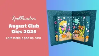 Spellbinders August 2025 Club Dies pop up card