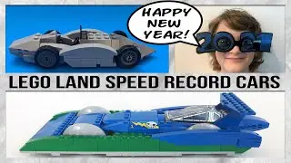MOC LEGO Land Speed Record Cars - Happy New Year!
