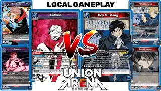 [Union Arena] Local Gameplay – Blue Sukuna vs Blue Mustang | Goofy Game