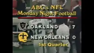 1979 Week 14 MNF - Raiders vs. Saints