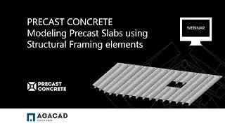 Modeling precast slabs with structural framing elements