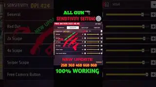 Free Fire Ob52 Update 4Gb Ram Auto Headshot Sensitivity Setting ⚙️| 200 Sensitivity Settings In 2026