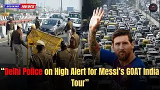 &ldquo;Messi&rsquo;s Delhi Event: Traffic Diversions & Massive Security&rdquo;