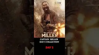 captain miller day 5 box office collection #captainmiller #danush #shorts #viral