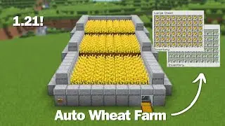 Easy Automatic Wheat Farm Tutorial in Minecraft 1.21 | Java & Bedrock