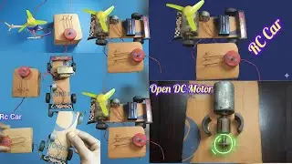 Science Project Working Model|Simple Project for Science Exhibition|RC Car|DC Motor|Helicopter 