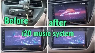 Hyundai i20 fully Android 9 inch stereo installation #hyundaii20 #sonucarremix
