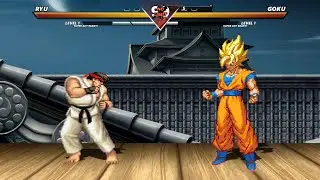 RYU vs GOKU  - The most epic fight ever made !