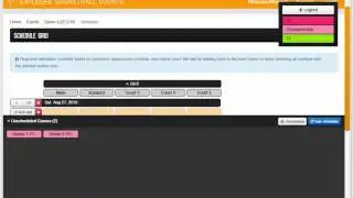 Exposure Event Setup, Scheduling and Publish Demo