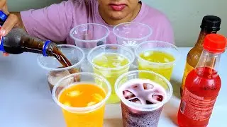 Colorful Fizzy Soda ASMR 🔥 | Pepsi & More Drinking Sounds (No Talking