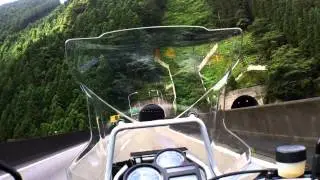九州道下り【八代～人吉】トンネル23連 R1200GS-A