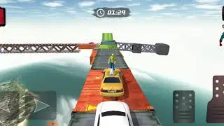 SUPER HERO MEGA RAMP 🚗🚒 Double Impossible