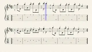 Canarios - Lucas Ruiz de Ribayaz (c.1626 - c.1667) - Tablature