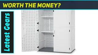 Macrout 50 Cu.Ft Plastic Outdoor Storage Cabinet &ndash; Best Durable Garden Shed