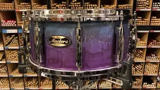 Pearl Masters Maple Gum Snare 14x6.5 MMGP1465S/C  Sapphire Fade over Tamo