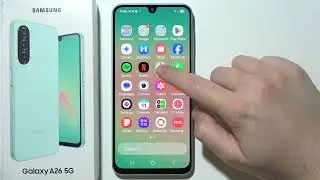 SAMSUNG Galaxy A26 5G: How to Create Folders in App Drawer
