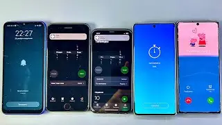 Alarm clock & Fake call & Redmi 9C NFC & iPhone 8 Plus & iPhone XR & FOSSIBOT OS& Samsung Note 20