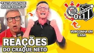 PIOR JOGO DO ANO! OLHA COMO O CRAQUE NETO REAGIU A CORINTHIANS 0X1 CEAR&Aacute; PELO BRASILEIR&Atilde;O