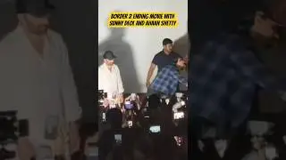 Border 2 movie ending time come in theater sunny Deol and Ahaan Shetty #border2 #sunnydeoldailog