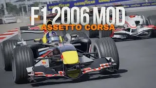 Assetto Corsa F1 2006 – Безумный рывок Дэвида Култхарда на первом круге в Бахрейне (бесплатная за...