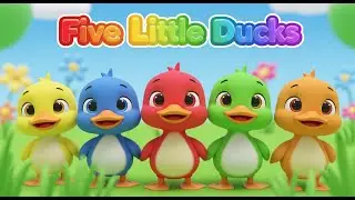 Five Little Ducks | Classic Counting Song for Kids | Chuchu Town Nursery Rhymes