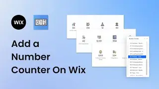 How to add a Number Counter on Wix