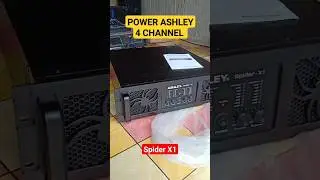 Power ashley 4 channel spider x1 bisa untuk 18 inch #soundsystem #salewangisampangmadura #ceksound