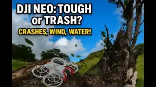 DJI Neo SURVIVED This?! Real-World Drone Test | DJI Neo - стрижем траву и роняем дрон. Выживет?!