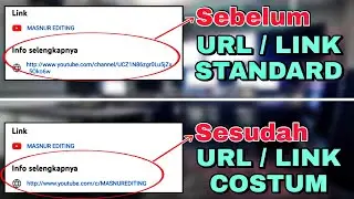 Cara Mengubah URL Channel Youtube dari URL Standard Menjadi URL Custom