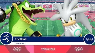Mario & Sonic at the Tokyo 2020 Olympic Games - Vector/Tails Vs. Silver/Knuckles