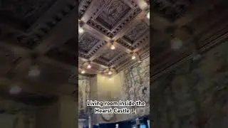 Living room inside the Hearst Castle 🏰 #usa #travelvlog #vlog #dailyvlog #youtube #reels
