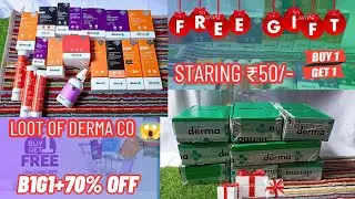 💥 Dhamaka Loot Of DermaCo 😱 Dermaco B1G1 sale Plus cashback discount products🤩Loot offer today #loot