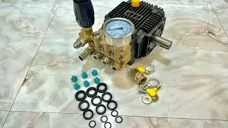 Triplex Pump 3500psi 250 Bar Spear Parts Seal Kit Water Seal Oil Seal 6 Valve Made by Germany 🇩🇪🔥