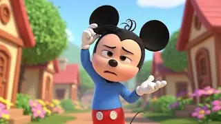 Mickey Mouse Lost His Cheesy Snack | Nursery Rhymes for Kids Songs and Learning