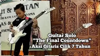 Gitaris Cilik El Nando Perfom Solo Guitar The Final Countdown || Live in Joglo 66 Denpasar 2025