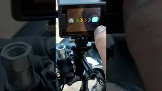 action camera testing on bike