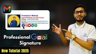 Gmail Signature কিভাবে বানাবেন | Free Email Signature Templates with Image & Social Icons