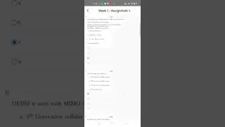 Fundamentals of MIMO Wireless Communication WEEK 1 KEY NPTEL 2026