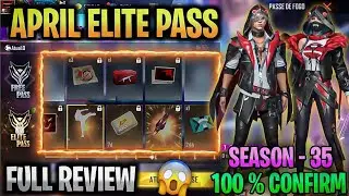 April Elite Pass Free Fire 2021 🤔 | Season 35 ELITE PASS Full Review | Garena Free Fire 🔥