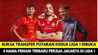Bursa Transfer Segera Dibuka❗Inilah 4 Calon Pemain Terbaru Persija di Putaran Kedua Liga 1