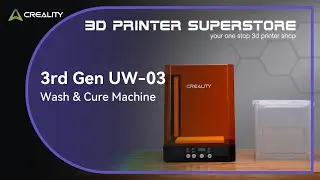 Creality UW-03 Washing Curing Machine for post-processing resin 3D prints